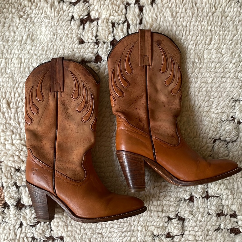 Vintage Frye boots western